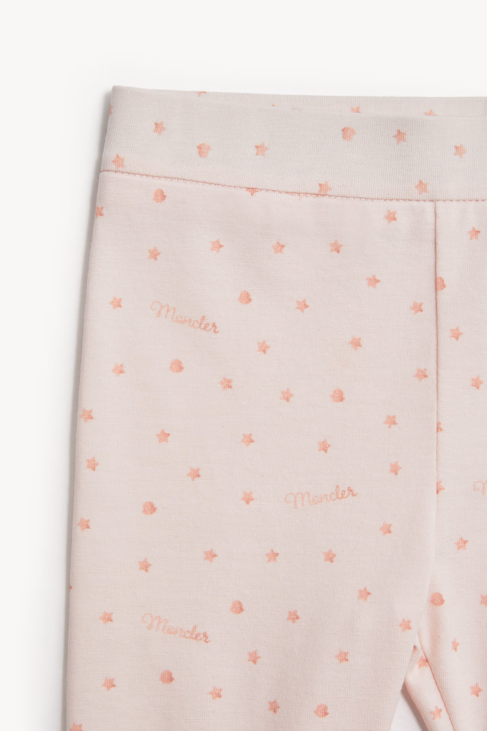 Ensemble de survêtement en coton à imprimé étoile Fille Rose Clair Moncler 4
